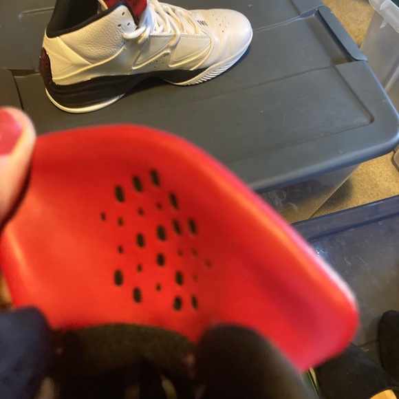 Nike Air Jordans Size 12.5 MENS White Red Michael Jordan 414759-101 - Picture 11 of 13